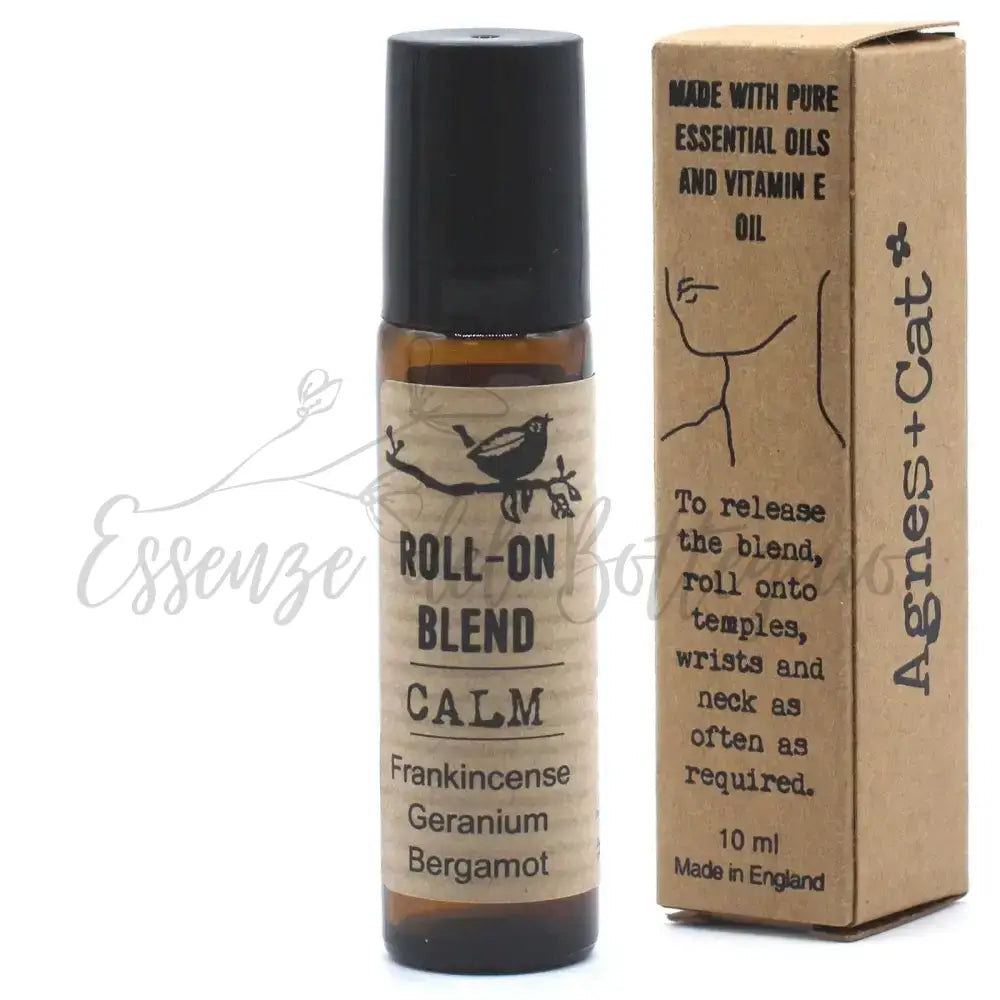 10ml Roll On Mix Oli Essenziali Agnes + Cat - CALMA - Agnes + Cat - 10ml Roll On Essential Oil Blends