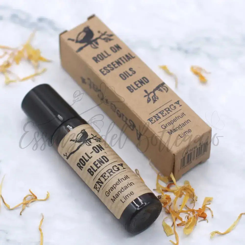 10ml Roll On Mix Oli Essenziali Agnes + Cat - ENERGIA - Agnes + Cat - 10ml Roll On Essential Oil Blends