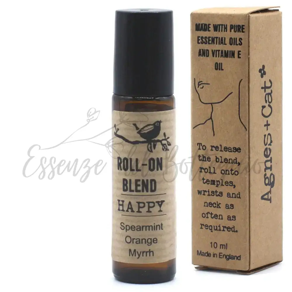 10ml Roll On Mix Oli Essenziali Agnes + Cat - FELICITÀ - Agnes + Cat - 10ml Roll On Essential Oil Blends