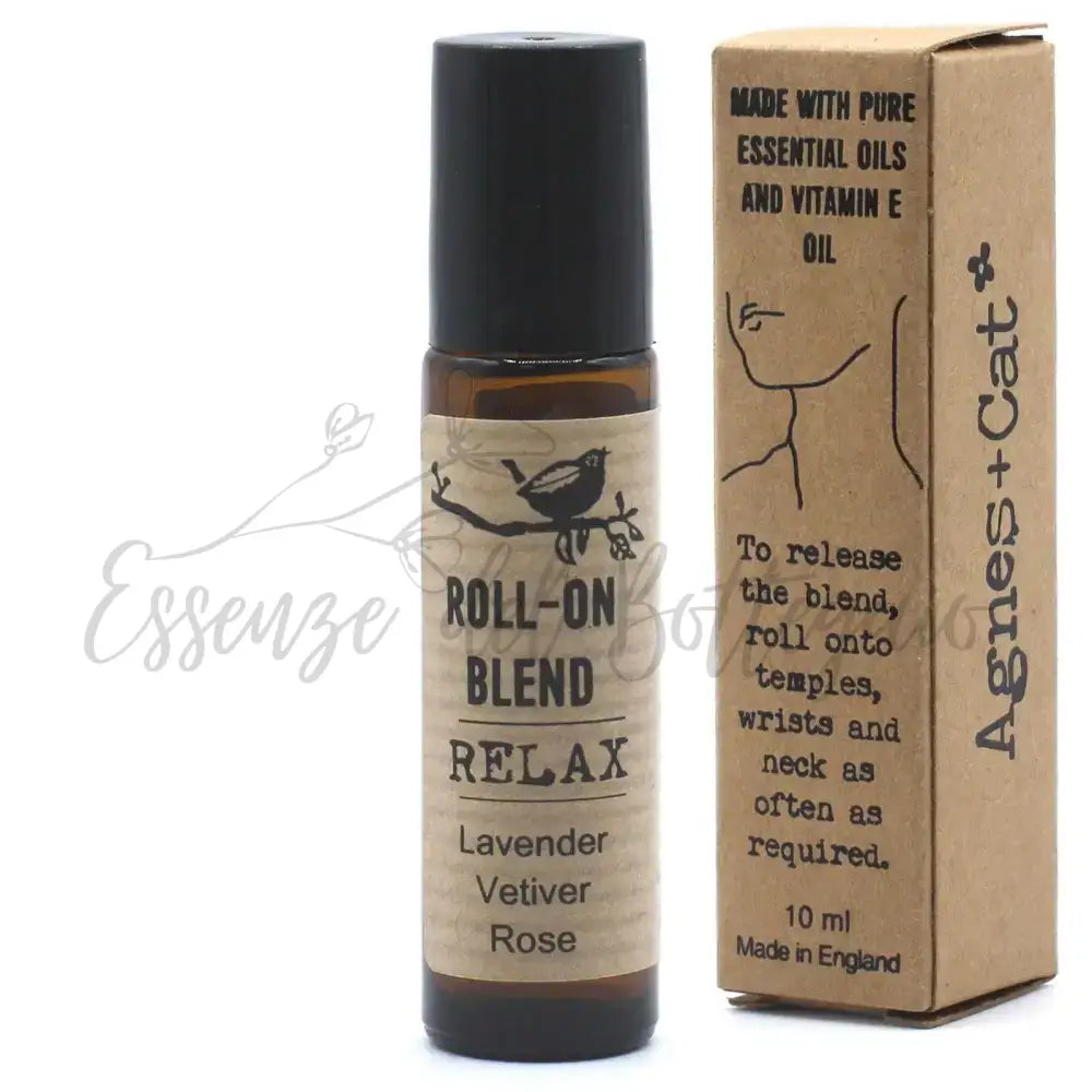 10ml Roll On Mix Oli Essenziali Agnes + Cat - RELAX - Agnes + Cat - 10ml Roll On Essential Oil Blends