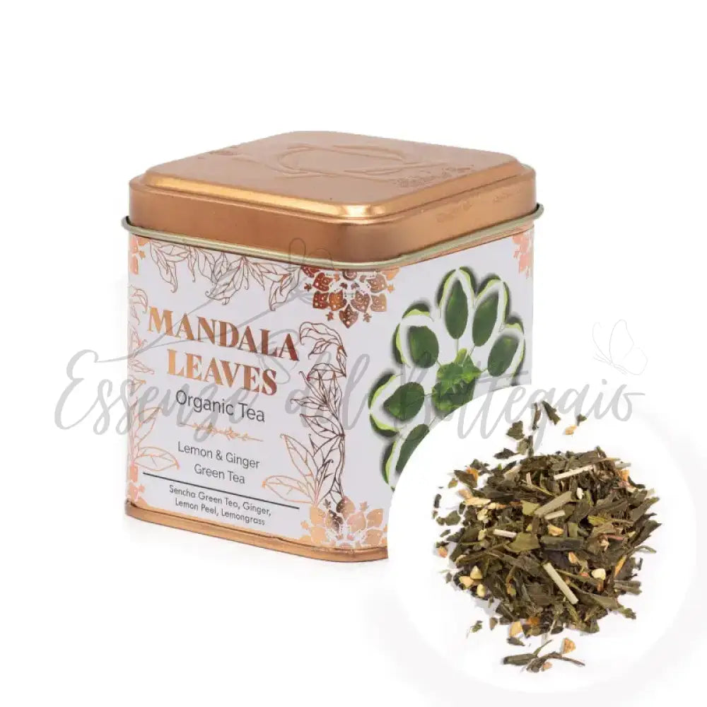 50g Tè Verde Classico con Limone e Zenzero - Artisan Tea & Matcha In Tins