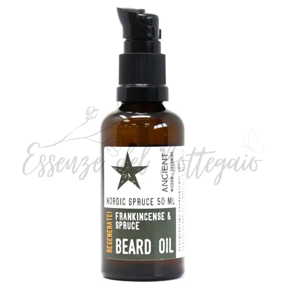 50ml Olio per Barba - Abete Nordico - Pure and Natural Beard Oils