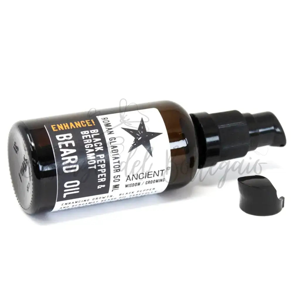 50ml Olio per Barba - Gladiatore Romano - Pure and Natural Beard Oils