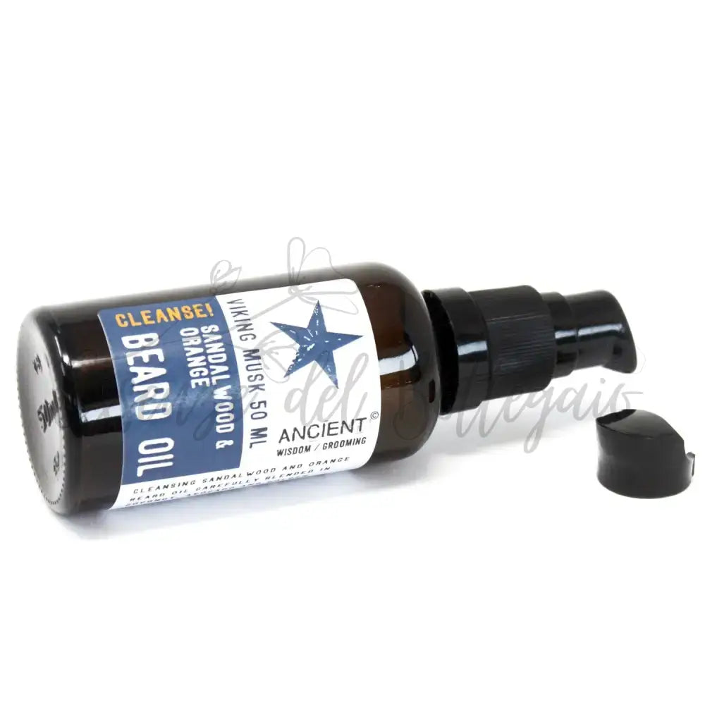 50ml Olio per Barba - Muschio Vichingo - Pure and Natural Beard Oils