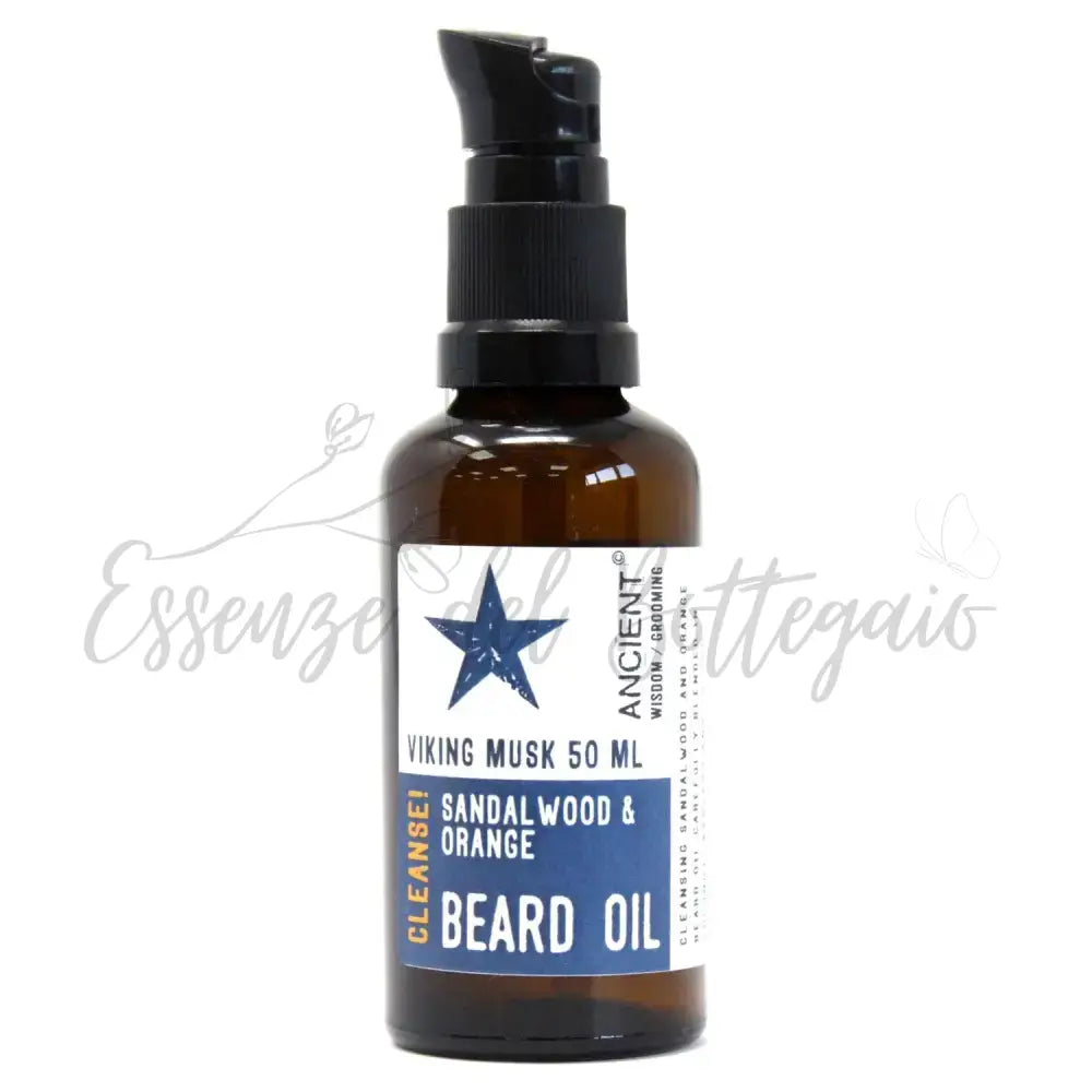 50ml Olio per Barba - Muschio Vichingo - Pure and Natural Beard Oils