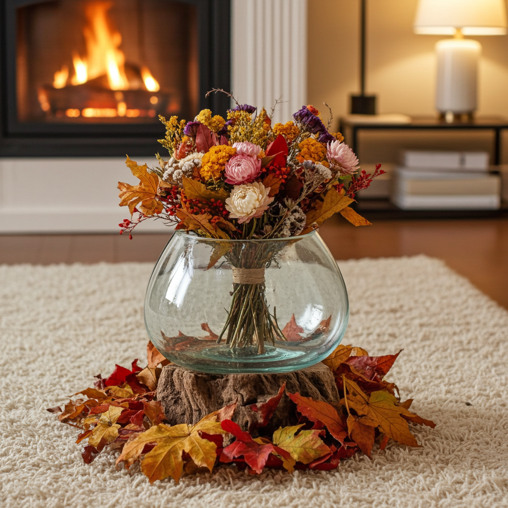 Vetro soffiato su legno - Ciotola media - Essenze del Bottegaio