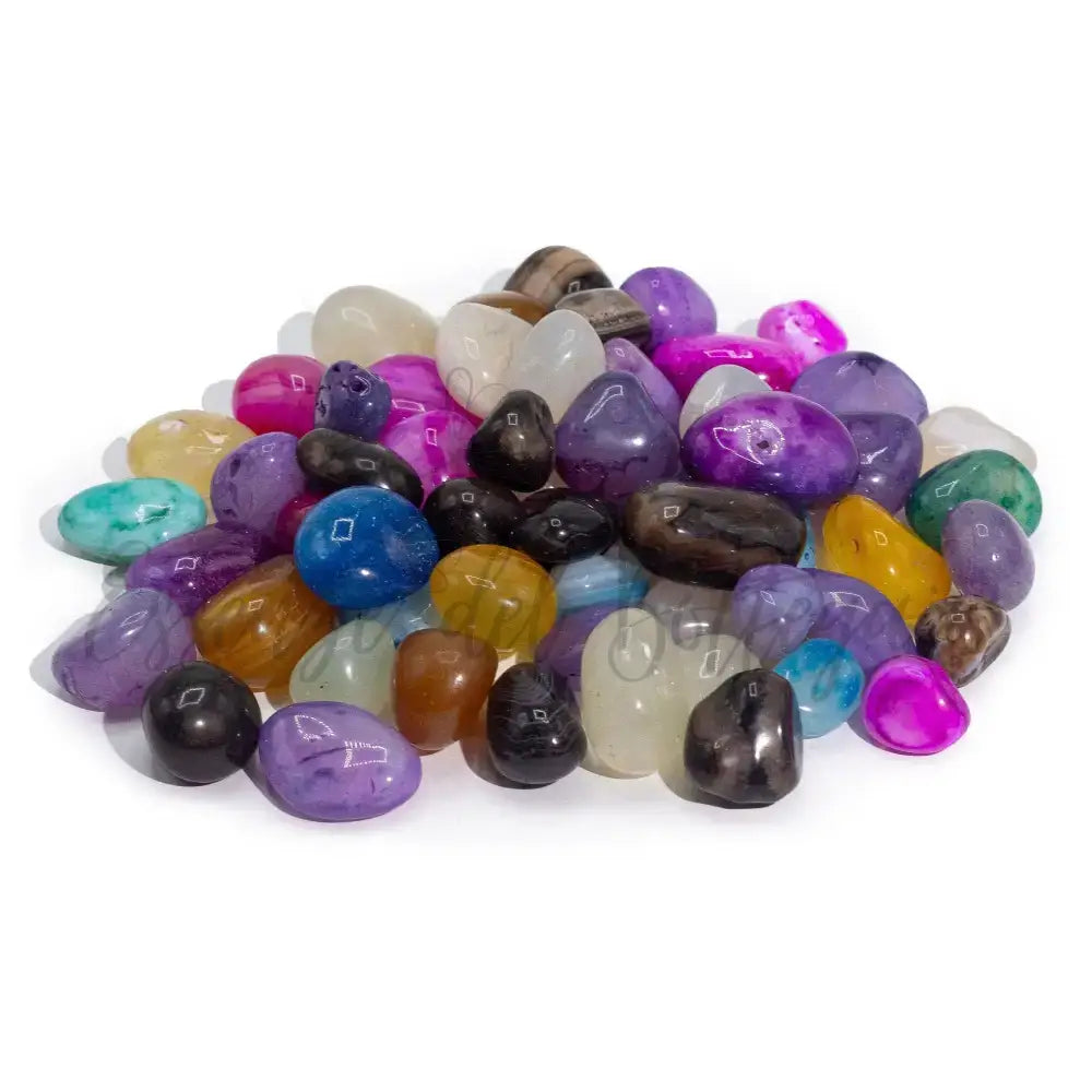 Agata Naturale Mista in Massa – 1 kg (circa 70 pietre) - Mixed Gemstones