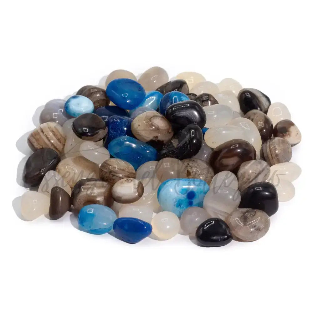 Agata Naturale Mista in Massa – 1 kg (circa 70 pietre) - Mixed Gemstones