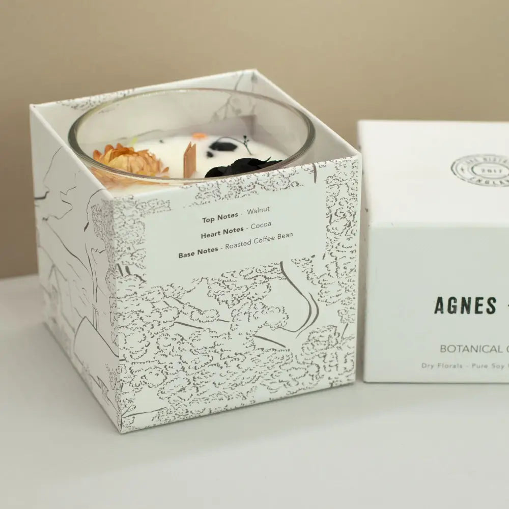 Candela Botanica in Cera di Soia Agnes & Cat - Lakeland Mocha - Agnes + Cat Botanical Soy Wax Candles