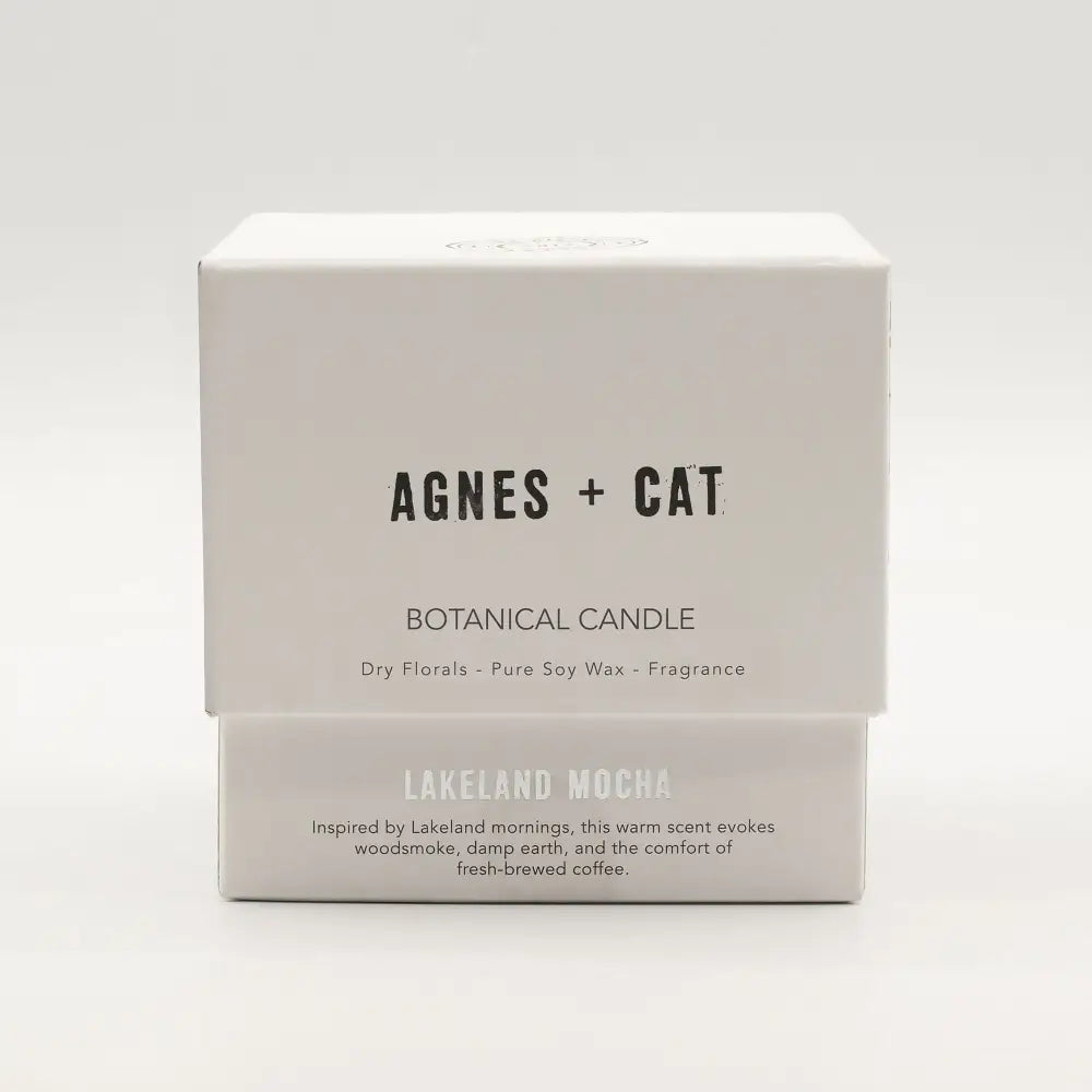 Candela Botanica in Cera di Soia Agnes & Cat - Lakeland Mocha - Agnes + Cat Botanical Soy Wax Candles