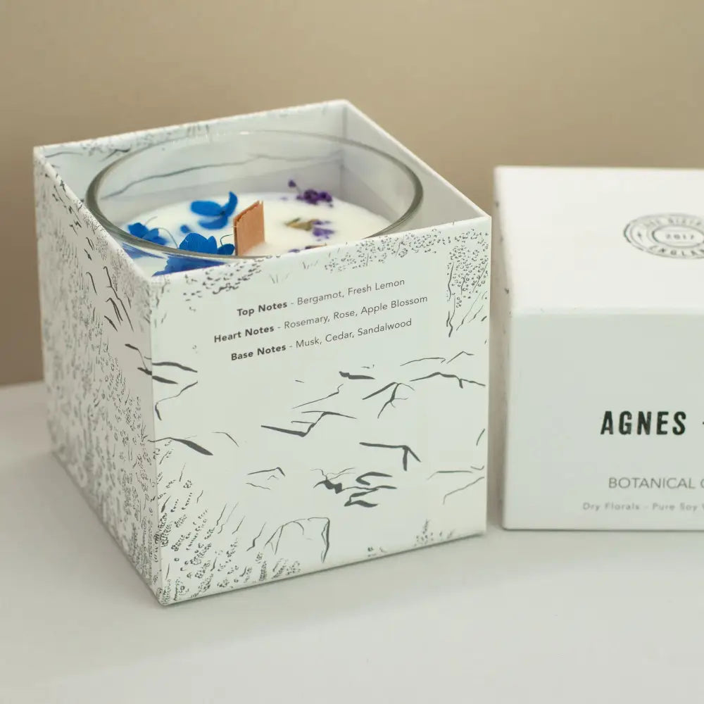 Candela Botanica in Cera di Soia Agnes & Cat - Moorland - Agnes + Cat Botanical Soy Wax Candles