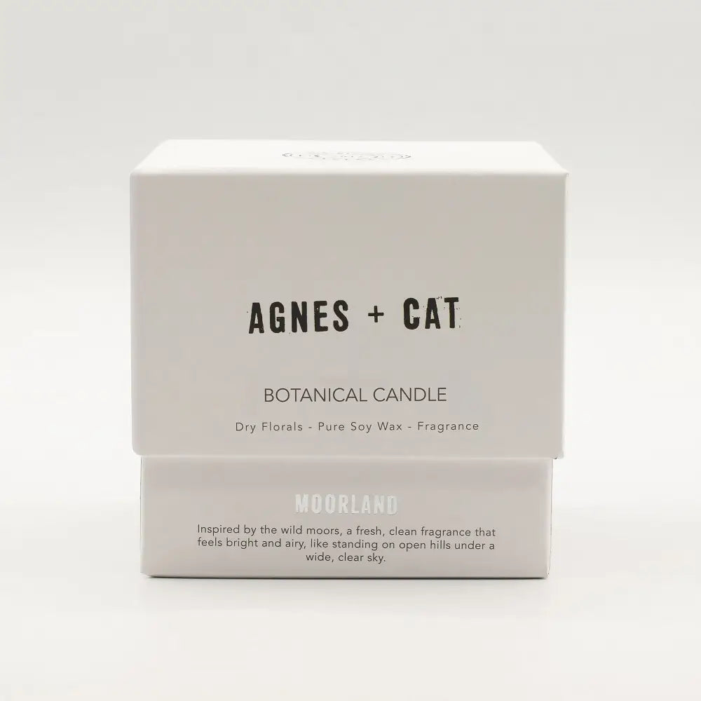 Candela Botanica in Cera di Soia Agnes & Cat - Moorland - Agnes + Cat Botanical Soy Wax Candles