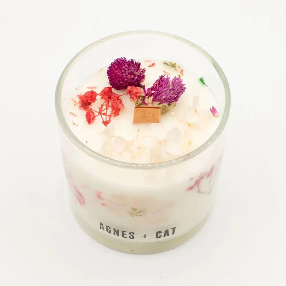 Candela Botanica in Cera di Soia Agnes & Cat - Rose di Sawrey - Agnes + Cat Botanical Soy Wax Candles