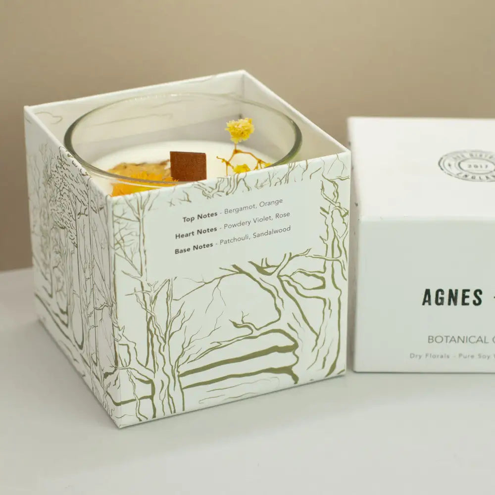 Candela Botanica in Cera di Soia Agnes & Cat - Rydal Oudh - Agnes + Cat Botanical Soy Wax Candles