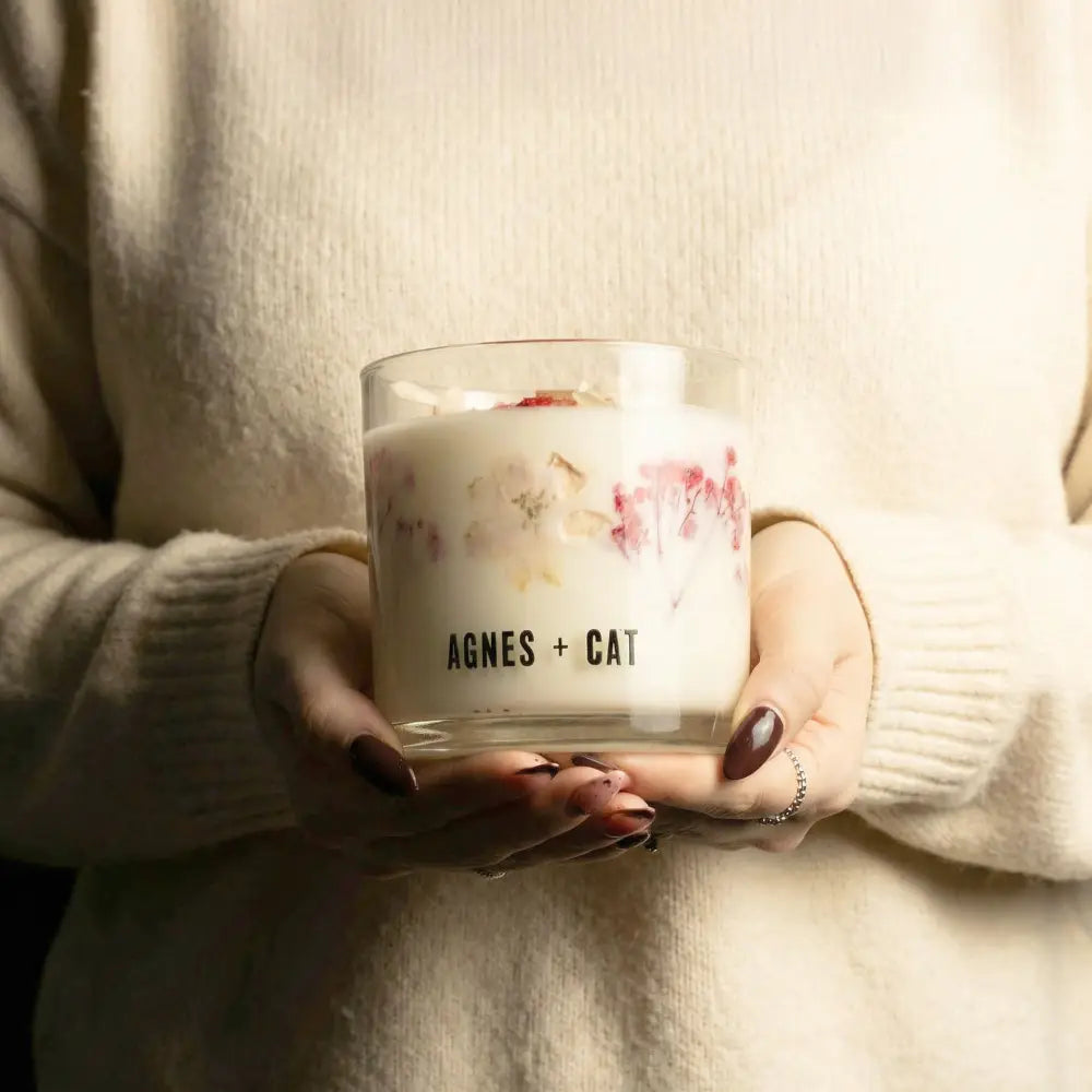 Candela Botanica in Cera di Soia Agnes & Cat - Acque Tranquille Windermere - Agnes + Cat Botanical Soy Wax Candles