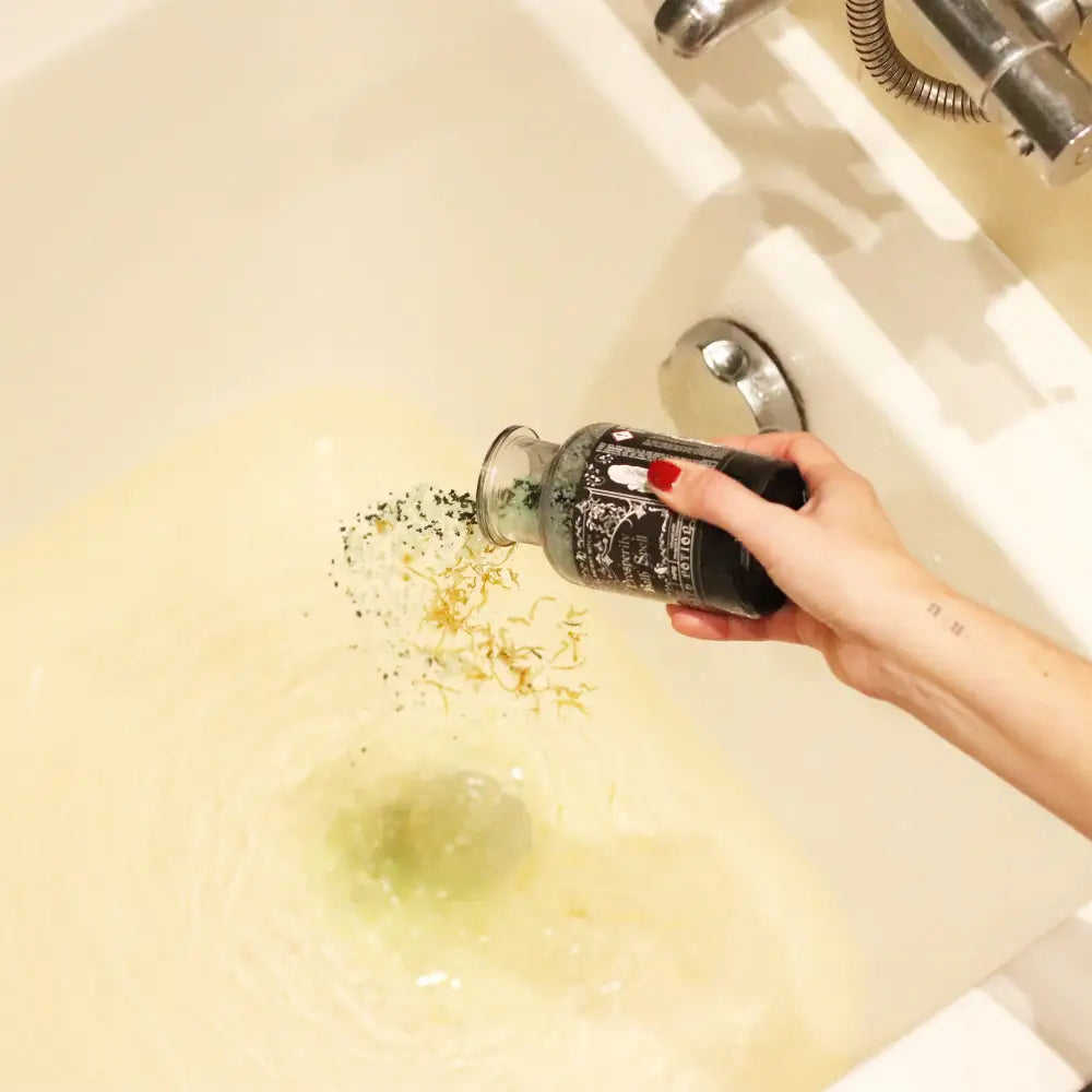 Pozione da Bagno Stregoneria Antica & Amuleto in Avventurina – Prosperità - Ancient Witch Bath Spell Potions
