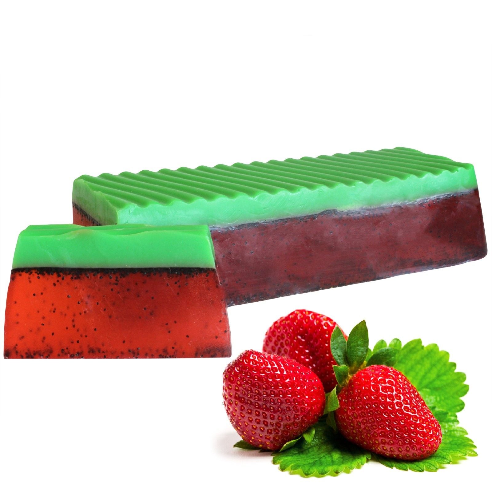Panetto di sapone Tropical Paradise - Fragola 1,1 kg - Essenze del Bottegaio