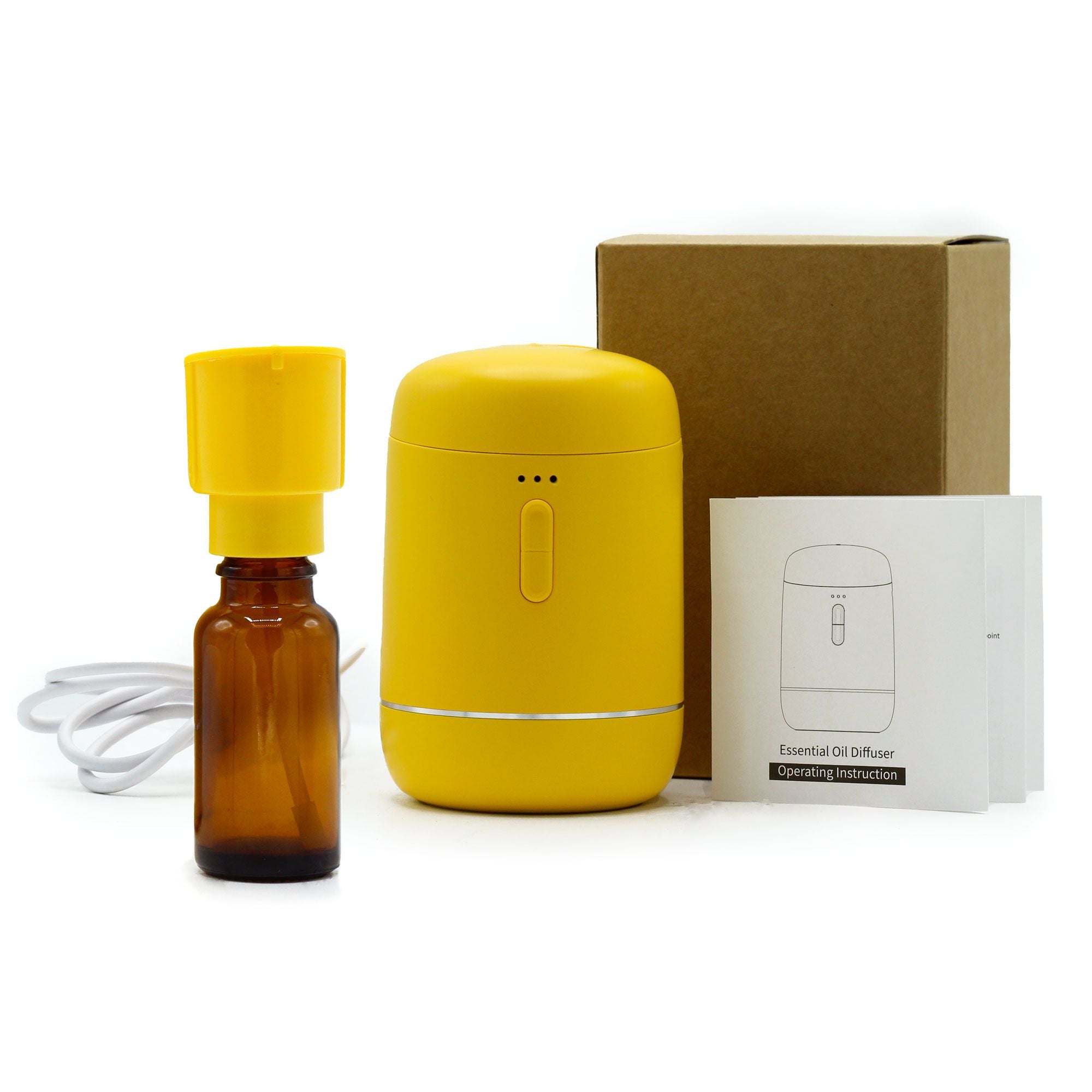 Diffusore Aromi a Secco - Nebulizzatore - USB a C - Giallo - Essenze del Bottegaio