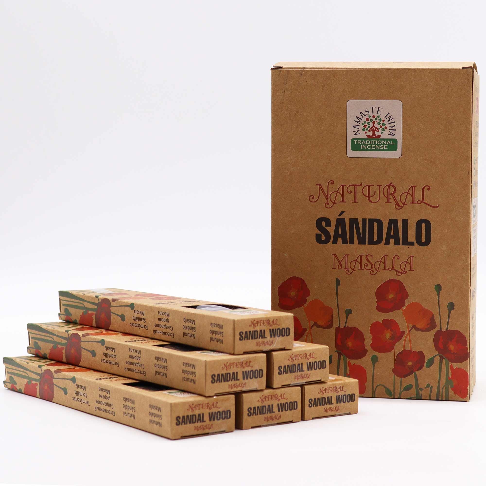 Incensi Botanici Naturali Masala - Legno di Sandalo