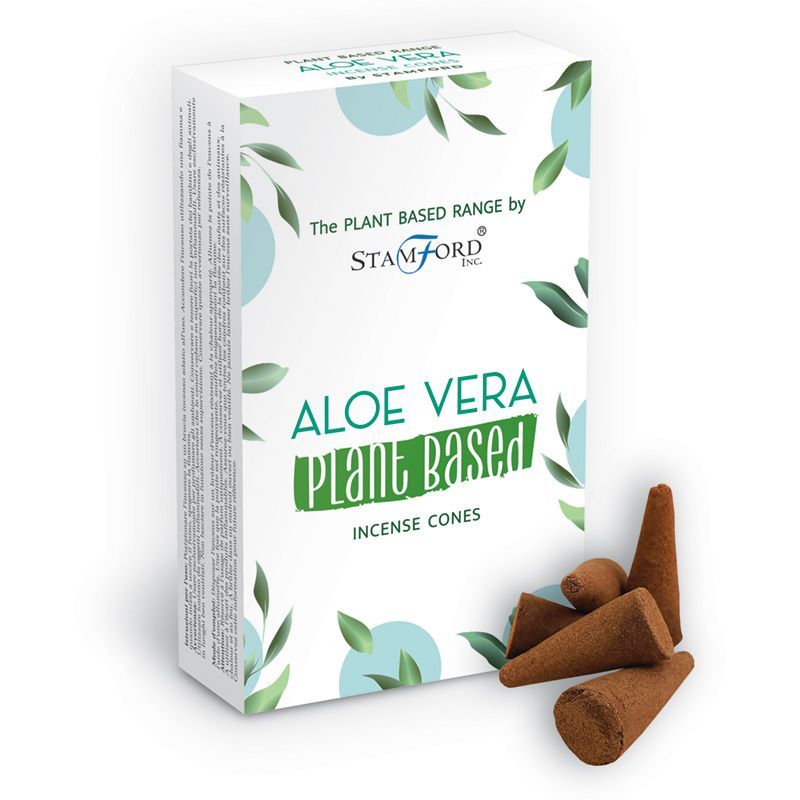Coni di incenso a base vegetale - Aloe Vera - Essenze del Bottegaio