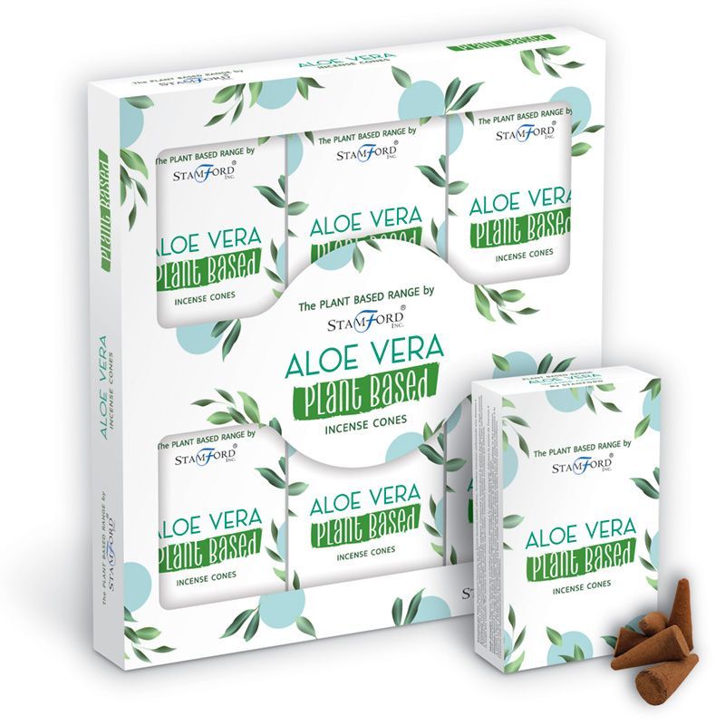 Coni di incenso a base vegetale - Aloe Vera - Essenze del Bottegaio