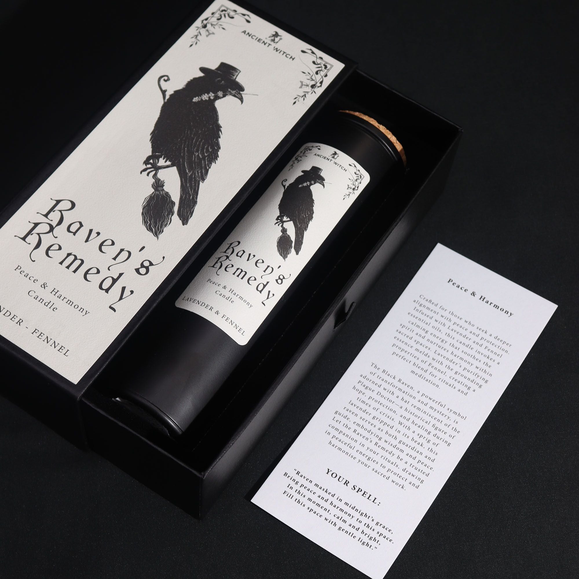 Candele Purificanti della Strega Antica - Rimedio del Corvo - Essenze del Bottegaio