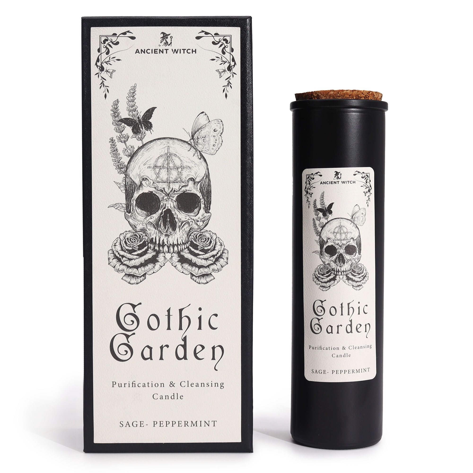 Candele Purificanti della Strega Antica - Giardino Gotico - Essenze del Bottegaio