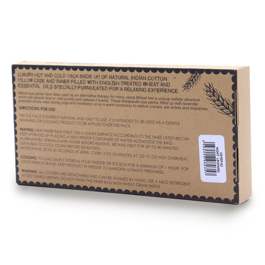 Cuscini per gli Occhi alla Lavanda - Leopardo della Notte