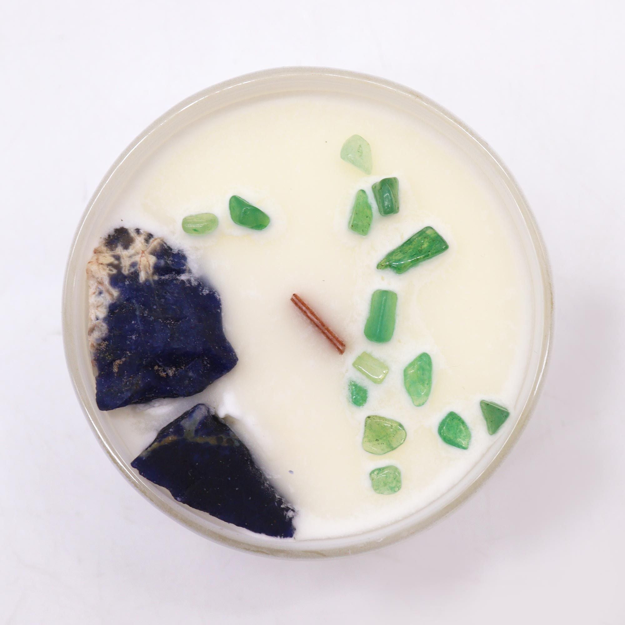 Candela Cristallo Chakra - Chakra della Gola - Essenze del Bottegaio