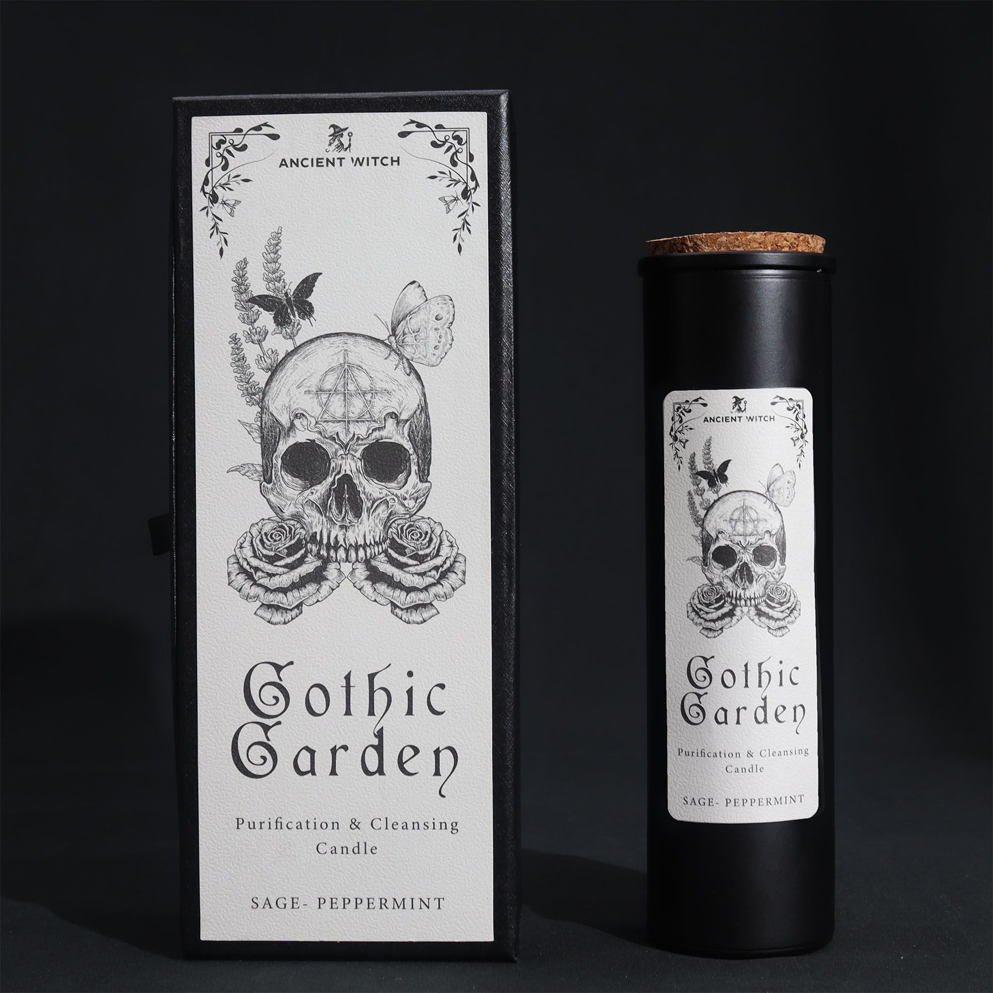 Candele Purificanti della Strega Antica - Giardino Gotico - Essenze del Bottegaio