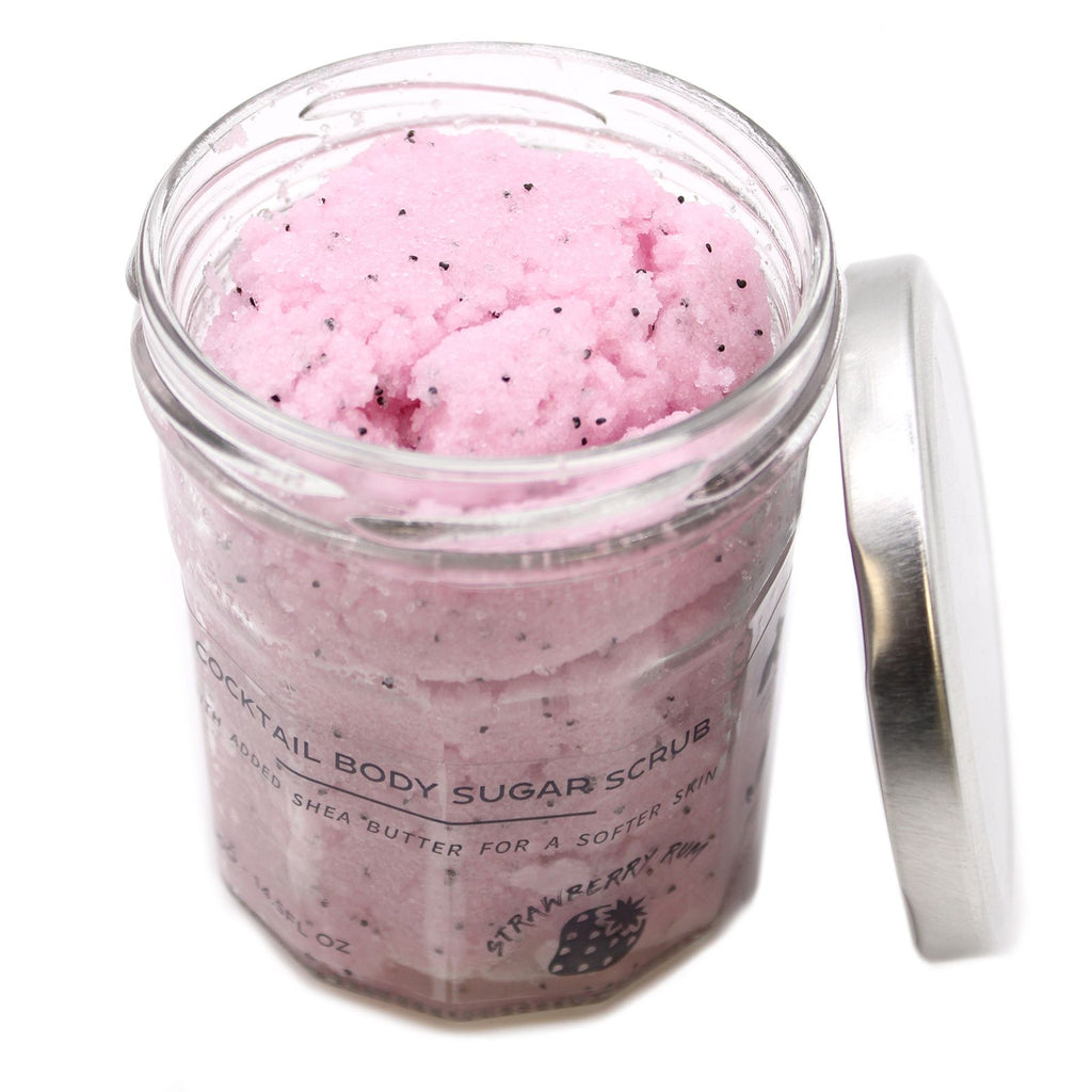 Scrub Corpo Profumato con Zucchero - Fragola - 300g