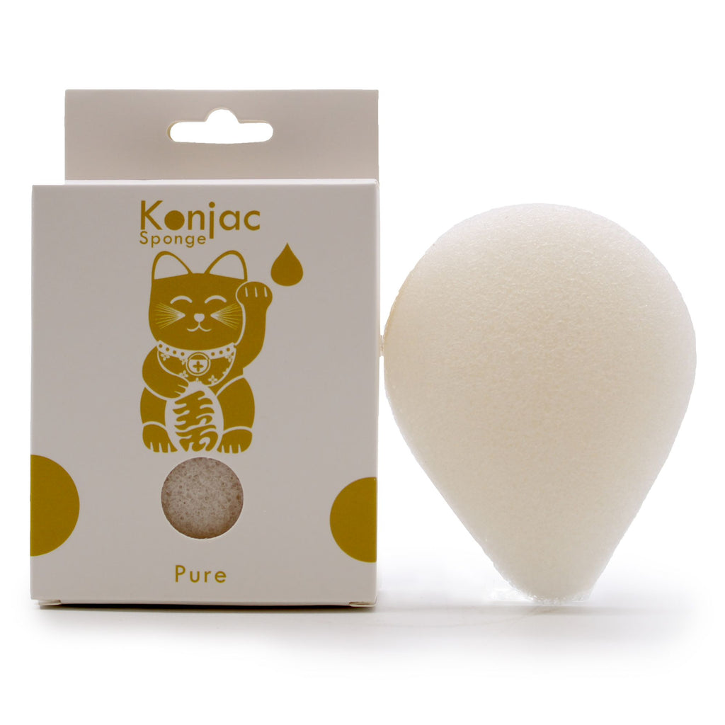 Spugna Konjac a Goccia - Naturale - Pelle sensibile - Essenze del Bottegaio