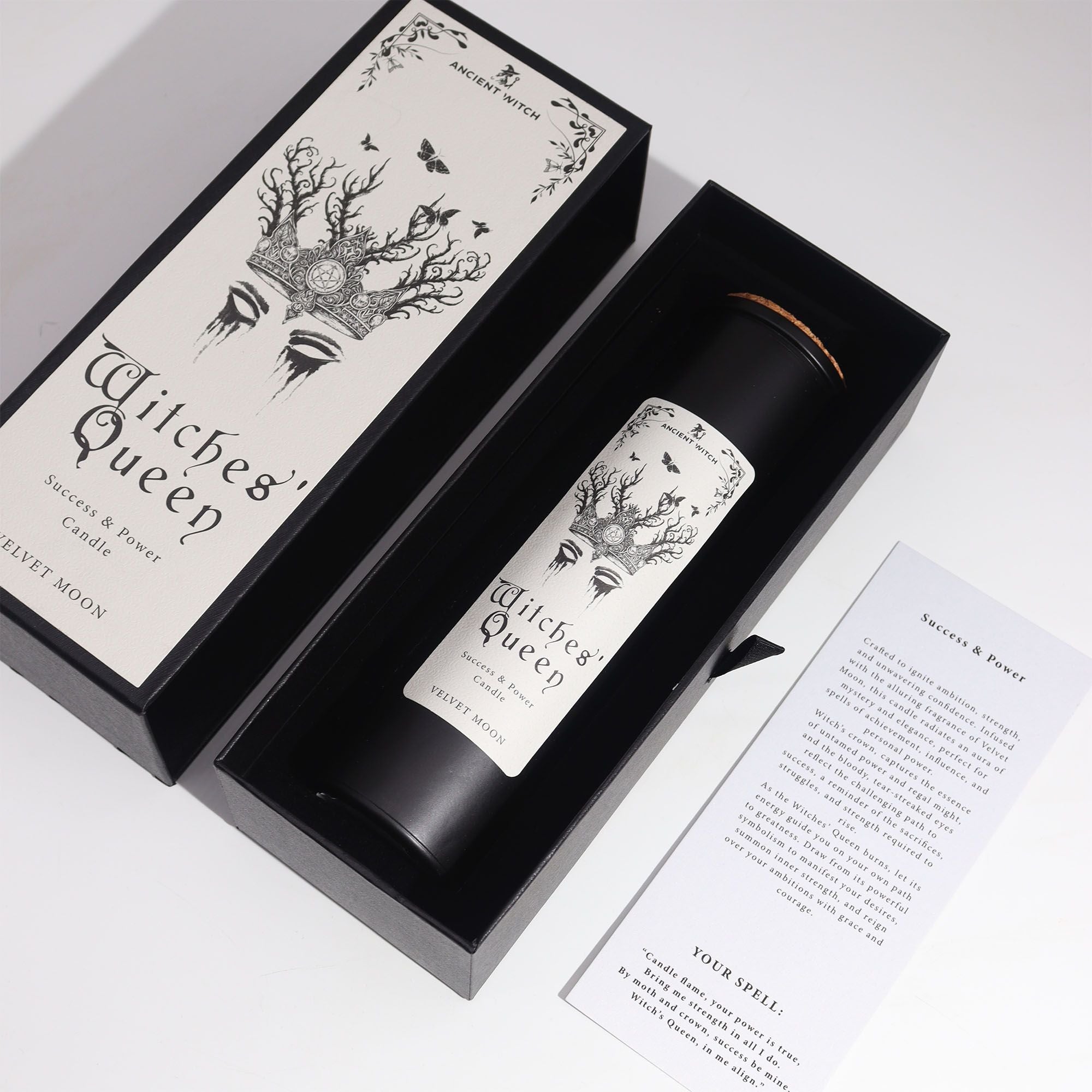 Candele Purificanti della Strega Antica - Regina delle Streghe - Essenze del Bottegaio