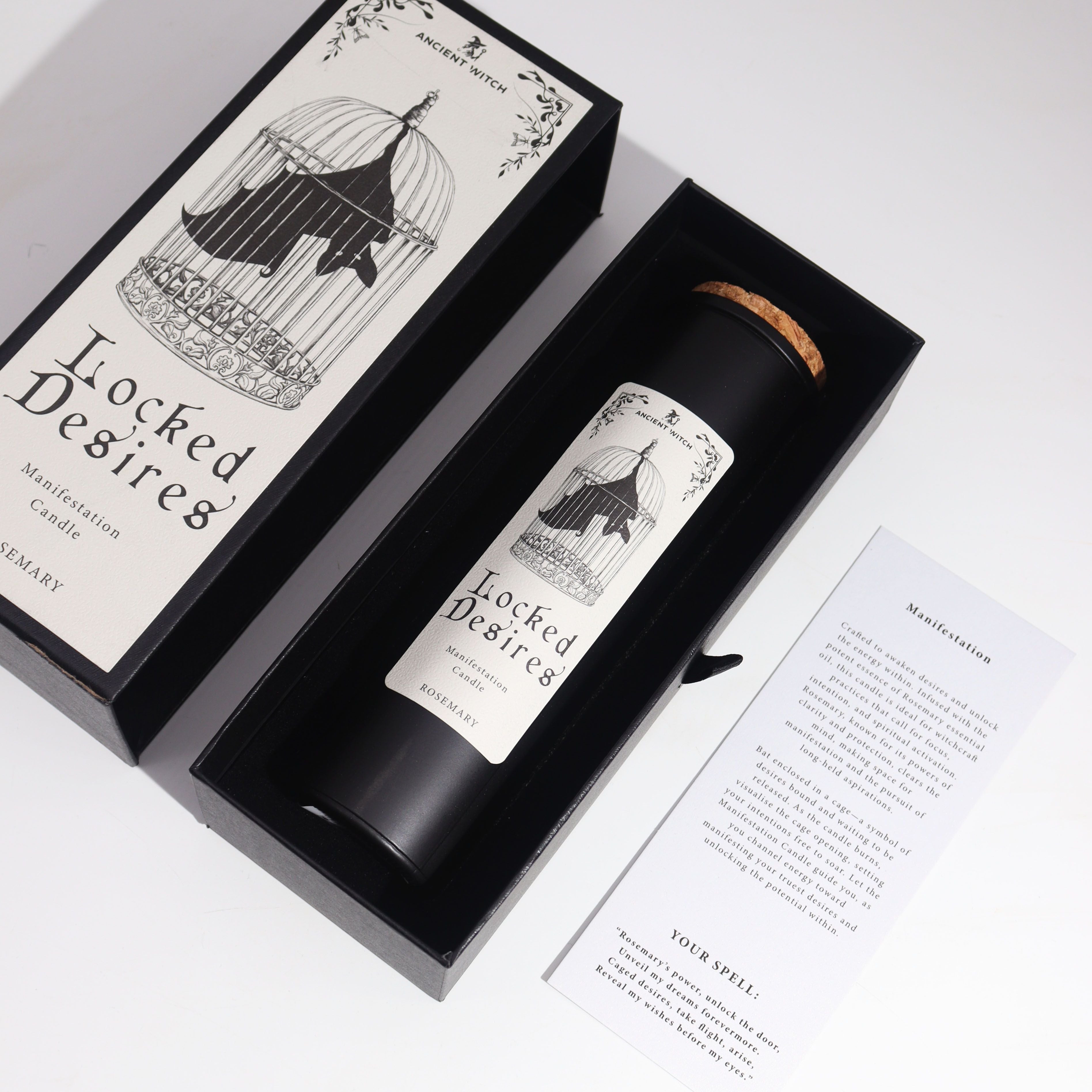 Candele Purificanti della Strega Antica - Desideri Repressi - Essenze del Bottegaio