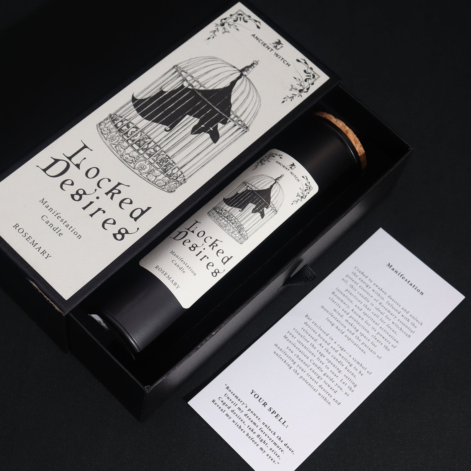 Candele Purificanti della Strega Antica - Desideri Repressi - Essenze del Bottegaio