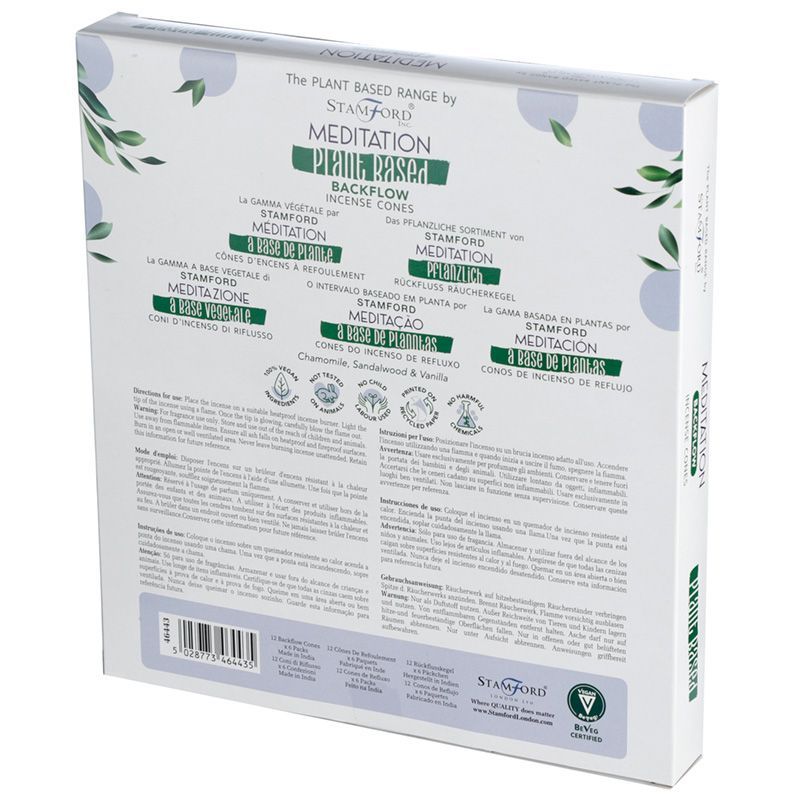 Coni di Incenso a Riflusso Vegetali - Meditazione - Essenze del Bottegaio