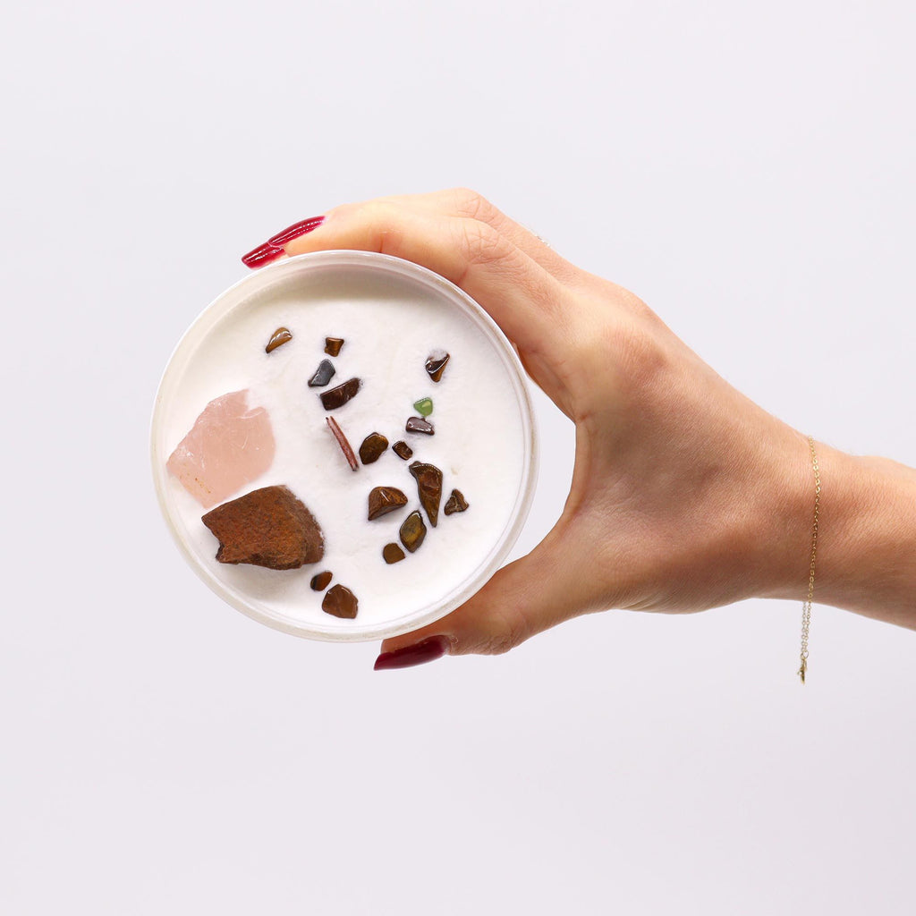 Candela Cristallo Chakra - Chakra Sacrale - Essenze del Bottegaio