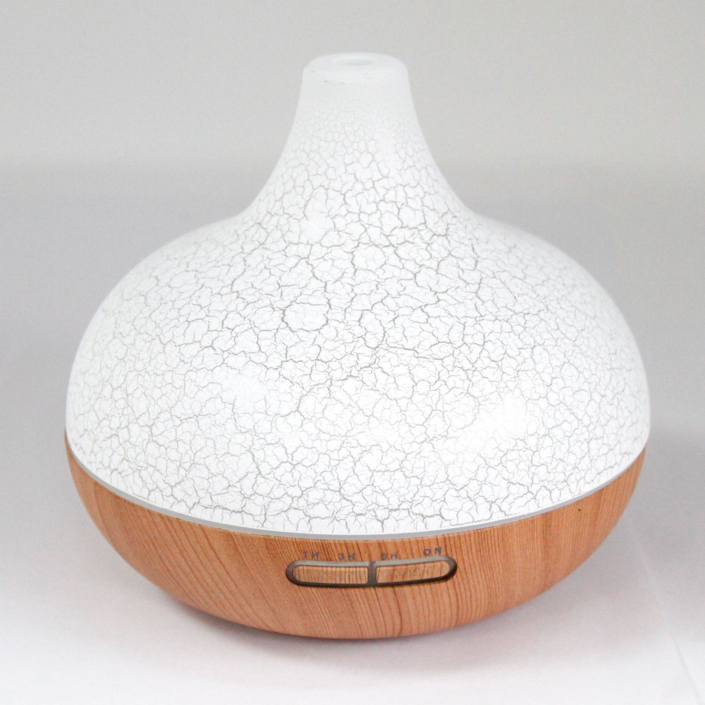 Diffusore Aromi - Effetto Crepato - USB LED - Timer - Essenze del Bottegaio