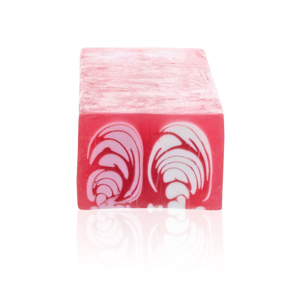 Sapone artigianale in panetto 1,2 kg - Rosa - Essenze del Bottegaio