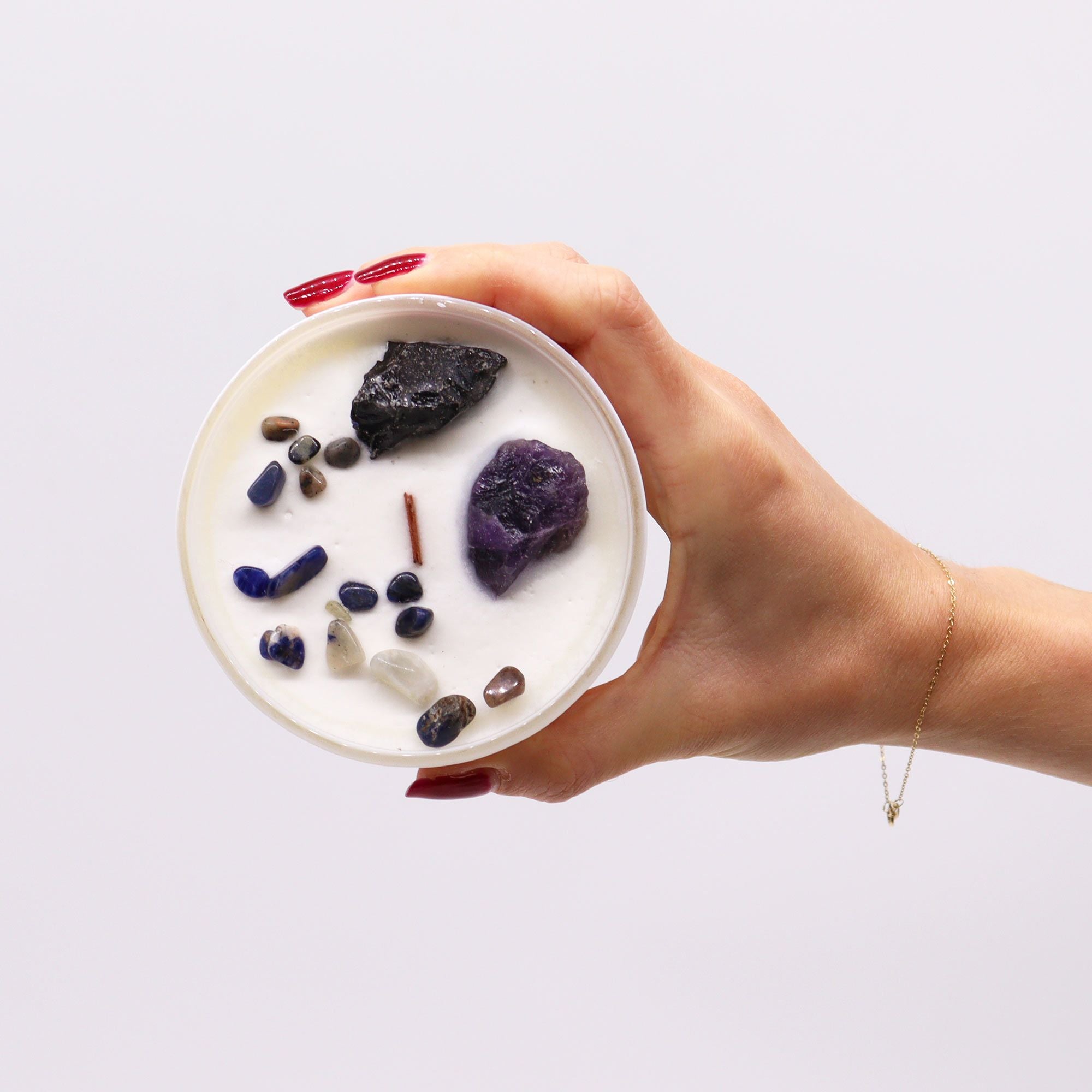 Candela Cristallo Chakra - Chakra del Plesso Solare - Essenze del Bottegaio