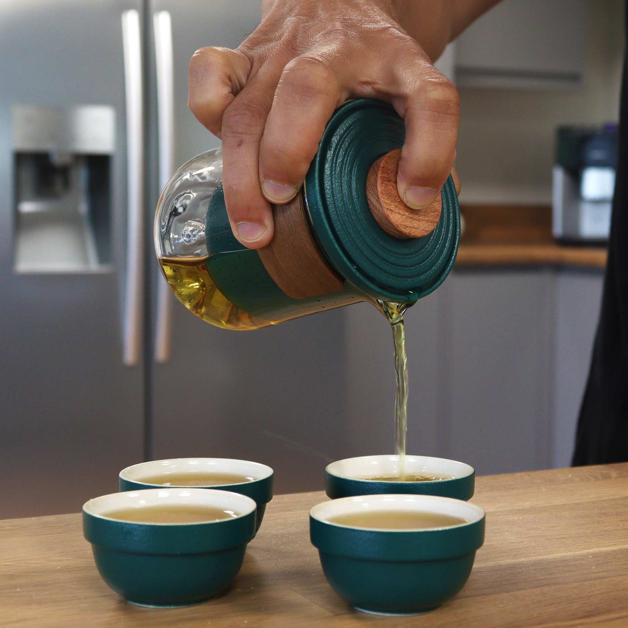 Teiera & 4 Tazze - Viaggio in Montagna - Confezione da Viaggio - Essenze del Bottegaio