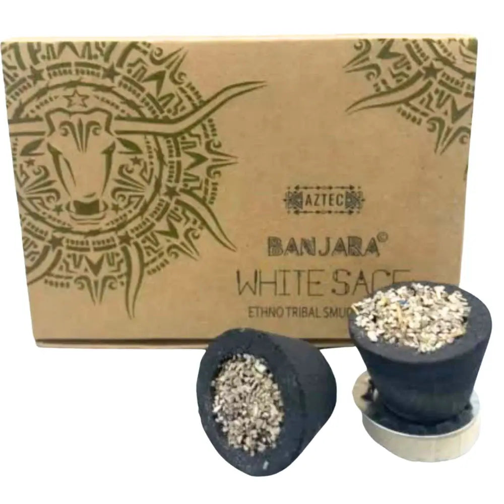 Resine in Coppino Banjara - Salvia Bianca - Banjara Resin Cups