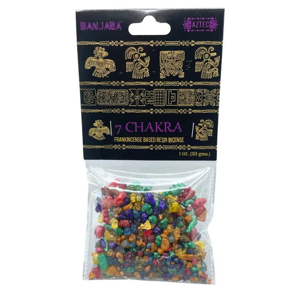 Banjara Tree Resin - 7 Chakra - Banjara Tree Resin Incense