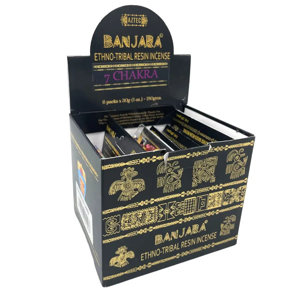 Banjara Tree Resin - 7 Chakra - Banjara Tree Resin Incense