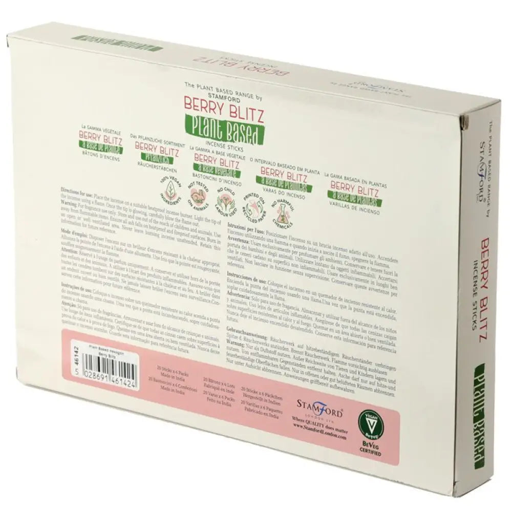 Bastoncini di incenso a base vegetale - Bacche - Stamford Plant Based Incense Sticks