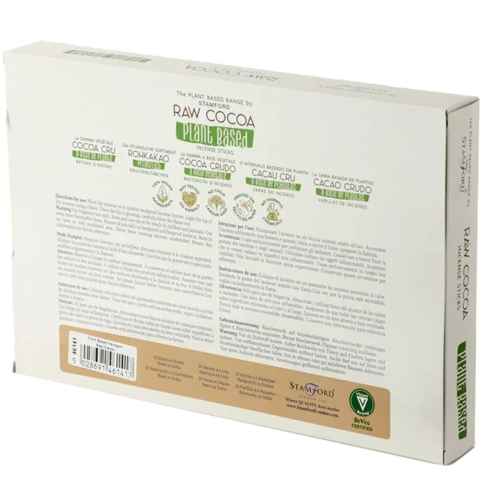 Bastoncini di incenso a base vegetale - Cacao - Stamford Plant Based Incense Sticks