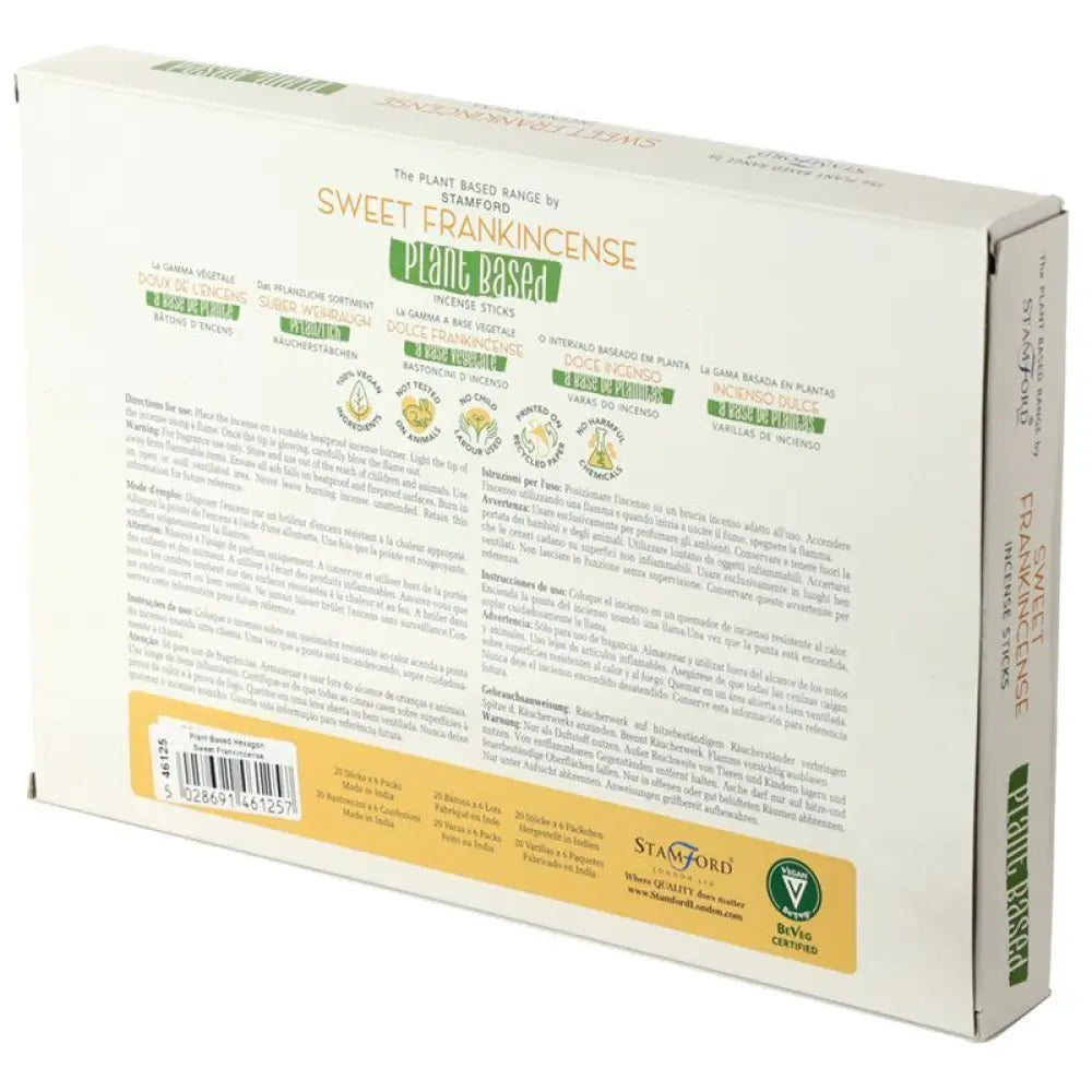 Bastoncini di incenso a base vegetale - Frankincense - Stamford Plant Based Incense Sticks