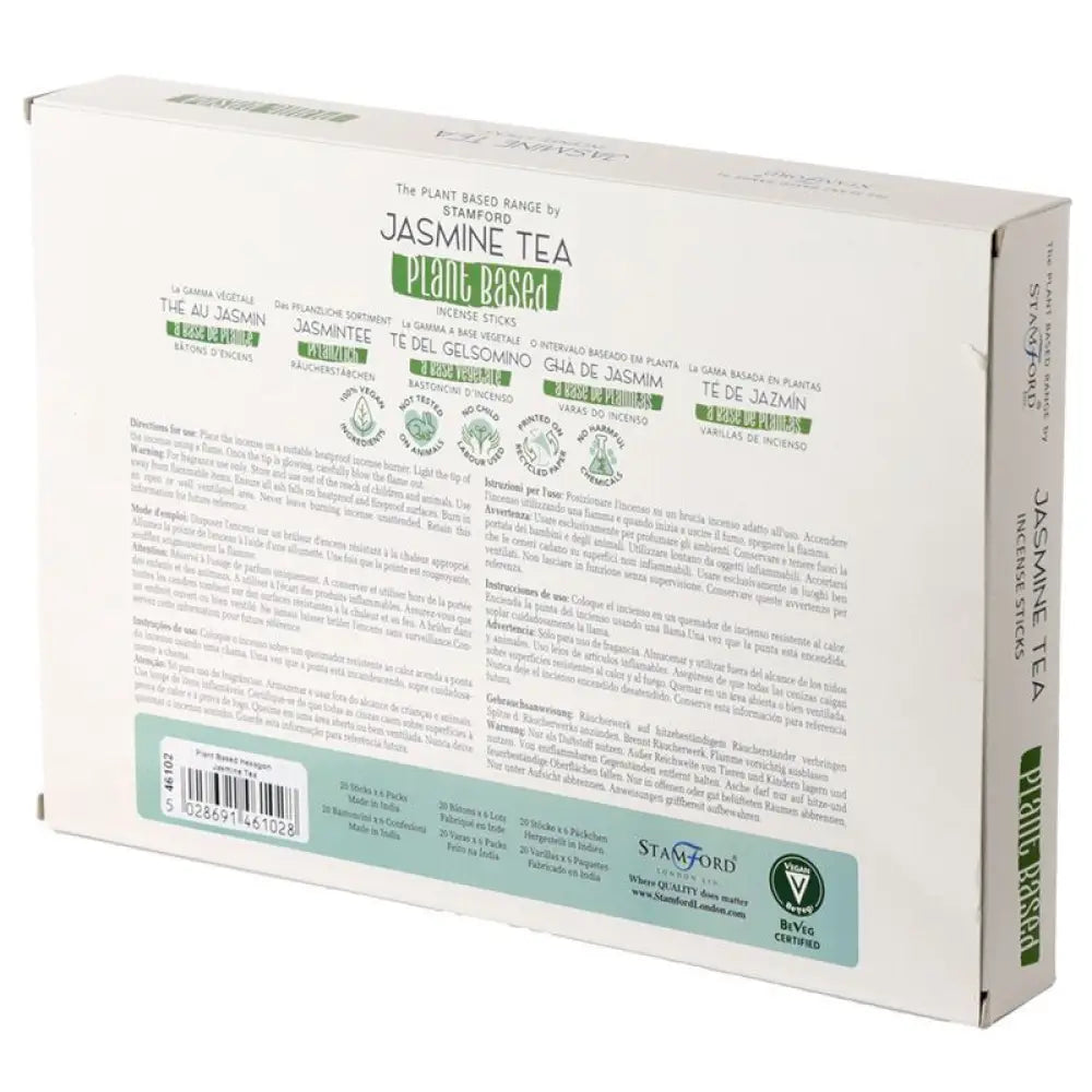 Bastoncini di incenso a base vegetale - Gelsomino - Stamford Plant Based Incense Sticks