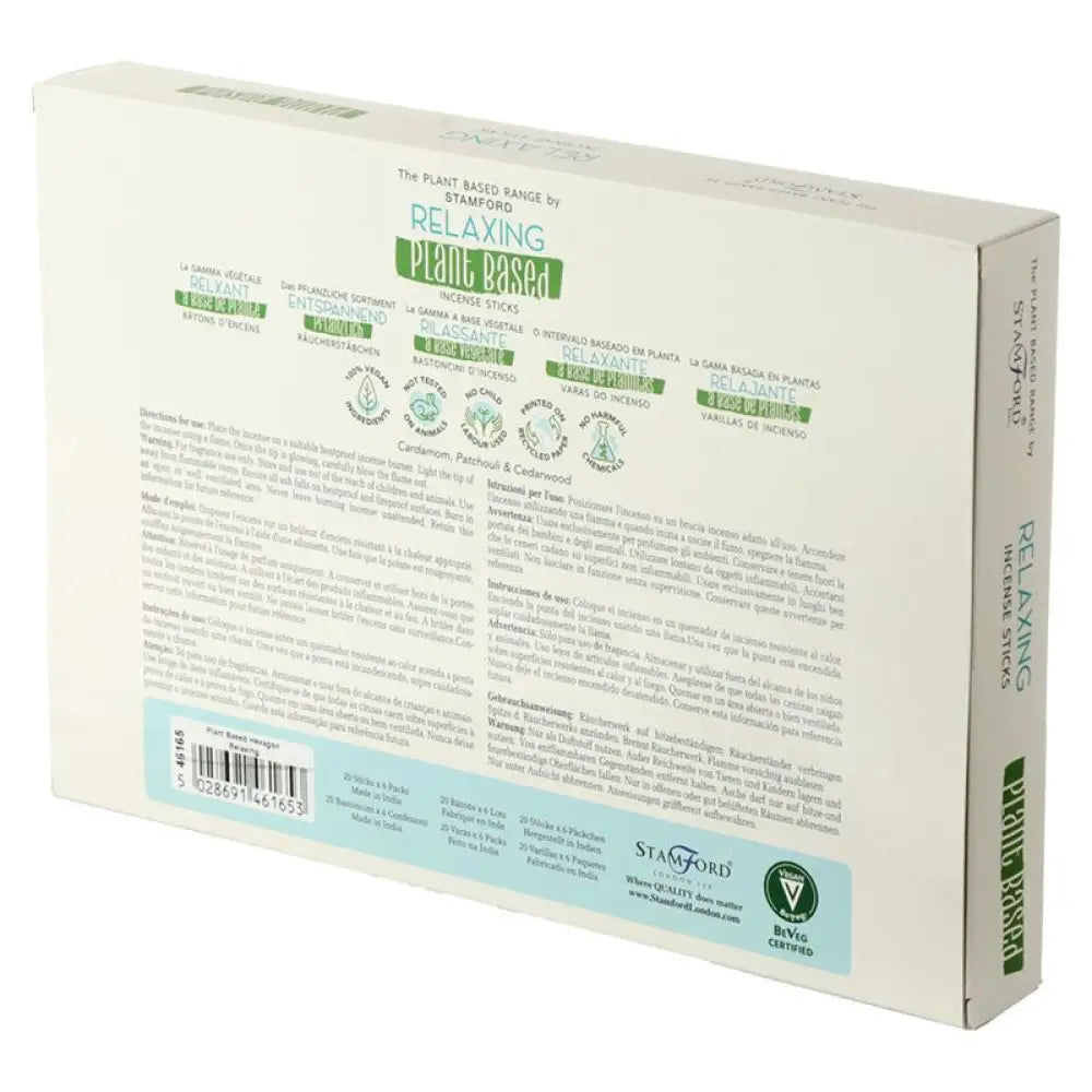 Bastoncini di incenso a base vegetale - Rilassante - Stamford Plant Based Incense Sticks