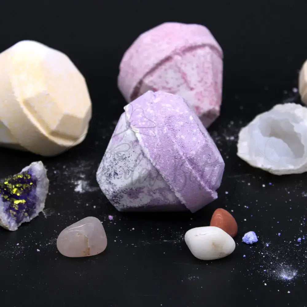 Bomba da bagno con pietre preziose - Bacche - Gemstone Bath Bomb